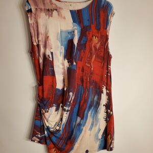 RACHEL Rachel Roy Multicolor Abstract Blouse